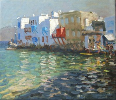 Pequeña Venecia, Mykonos de Andrew Macara